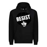Black angela davis speaking Premium Hoodie - artisFamous