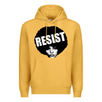Mustard angela davis speaking Premium Hoodie - artisFamous