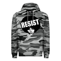 Slate Camo angela davis speaking Premium Hoodie - artisFamous