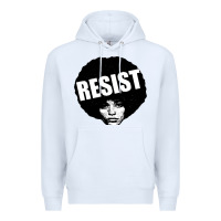 White angela davis speaking Premium Hoodie - artisFamous