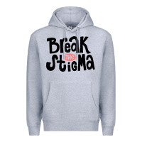 Heather Grey end the stigma merch Premium Hoodie - artisFamous