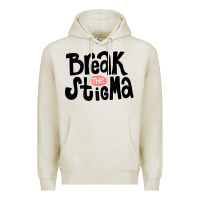 Oatmeal Heather end the stigma merch Premium Hoodie - artisFamous