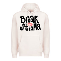 Pale Pink end the stigma merch Premium Hoodie - artisFamous