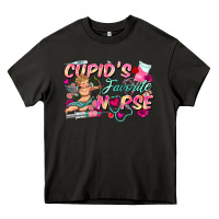 Asphalt cupid's favorite nurse Heavy Core Tee - FaDigitalArtStudio