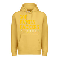 Antique Gold god family packers in that order Premium Hoodie - artisFamous