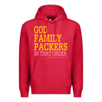 Cardinal god family packers in that order Premium Hoodie - artisFamous