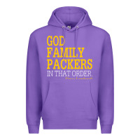 Purple god family packers in that order Premium Hoodie - artisFamous
