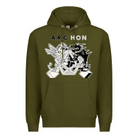 Army Green archon game Premium Hoodie - artisFamous