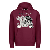 Burgundy archon game Premium Hoodie - artisFamous