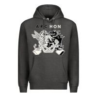 Charcoal Heather archon game Premium Hoodie - artisFamous