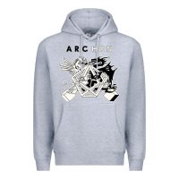 Heather Grey archon game Premium Hoodie - artisFamous