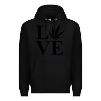 Black love weed 420 Premium Hoodie - artisFamous