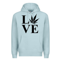 Blue Mist love weed 420 Premium Hoodie - artisFamous
