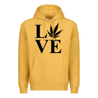 Mustard love weed 420 Premium Hoodie - artisFamous