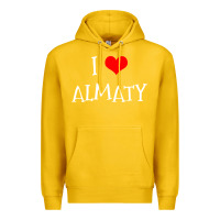 Lemon i love almaty city Premium Hoodie - artisFamous