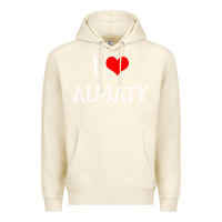 Sandshell i love almaty city Premium Hoodie - artisFamous