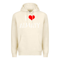 Tofu i love almaty city Premium Hoodie - artisFamous