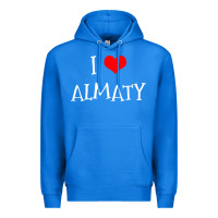 True Royal i love almaty city Premium Hoodie - artisFamous