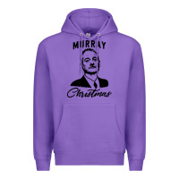 Purple murray christmas Premium Hoodie - artisFamous