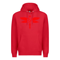 Red coheed and cambria dragonfly Premium Hoodie - artisFamous