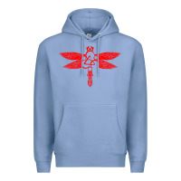 Colony Blue coheed and cambria dragonfly Premium Hoodie - artisFamous