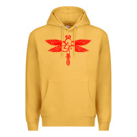 Mustard coheed and cambria dragonfly Premium Hoodie - artisFamous