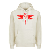 Oatmeal Heather coheed and cambria dragonfly Premium Hoodie - artisFamous