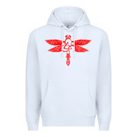 White coheed and cambria dragonfly Premium Hoodie - artisFamous