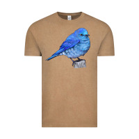 Vintage Coffee Mountain Bluebird Vintage Tee - LillyAllenDesigns