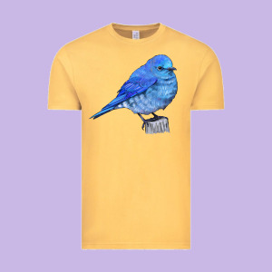 Mountain Bluebird Vintage Tee Designed By Lillyallendesigns