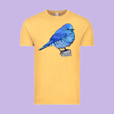 Mountain Bluebird Vintage Tee Designed By Lillyallendesigns