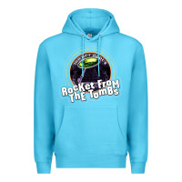 Ocean Blue rocket from the tombs Premium Hoodie - artisFamous