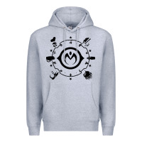 Heather Grey jojo   morioh stands Premium Hoodie - artisFamous