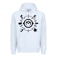 White jojo   morioh stands Premium Hoodie - artisFamous