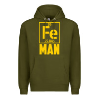 Army Green fe man funny superhero for halloween Premium Hoodie - artisFamous