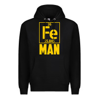 Black fe man funny superhero for halloween Premium Hoodie - artisFamous