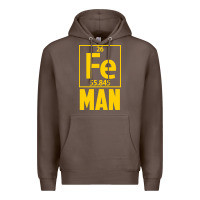 Coffee fe man funny superhero for halloween Premium Hoodie - artisFamous