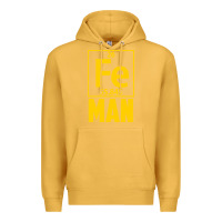 Mustard fe man funny superhero for halloween Premium Hoodie - artisFamous