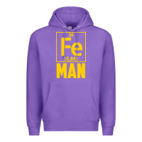 Purple fe man funny superhero for halloween Premium Hoodie - artisFamous