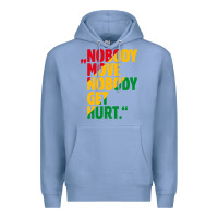 Colony Blue nobody move nobody get hurt Premium Hoodie - artisFamous