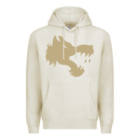 Oatmeal Heather The gray wolf of battletech Premium Hoodie - artisFamous
