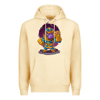 Pina Colada cartoons super hero Strong Hands Premium Hoodie - artisFamous