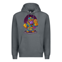 Rock cartoons super hero Strong Hands Premium Hoodie - artisFamous