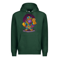 Sports Green cartoons super hero Strong Hands Premium Hoodie - artisFamous