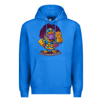 True Royal cartoons super hero Strong Hands Premium Hoodie - artisFamous