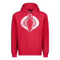 Cardinal vintage cobra symbol Premium Hoodie - artisFamous