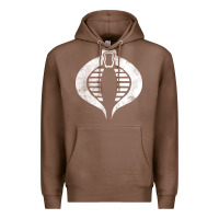 Chestnut vintage cobra symbol Premium Hoodie - artisFamous