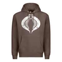 Coffee vintage cobra symbol Premium Hoodie - artisFamous