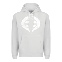 Dove Grey vintage cobra symbol Premium Hoodie - artisFamous