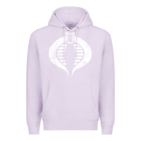 Lilac vintage cobra symbol Premium Hoodie - artisFamous